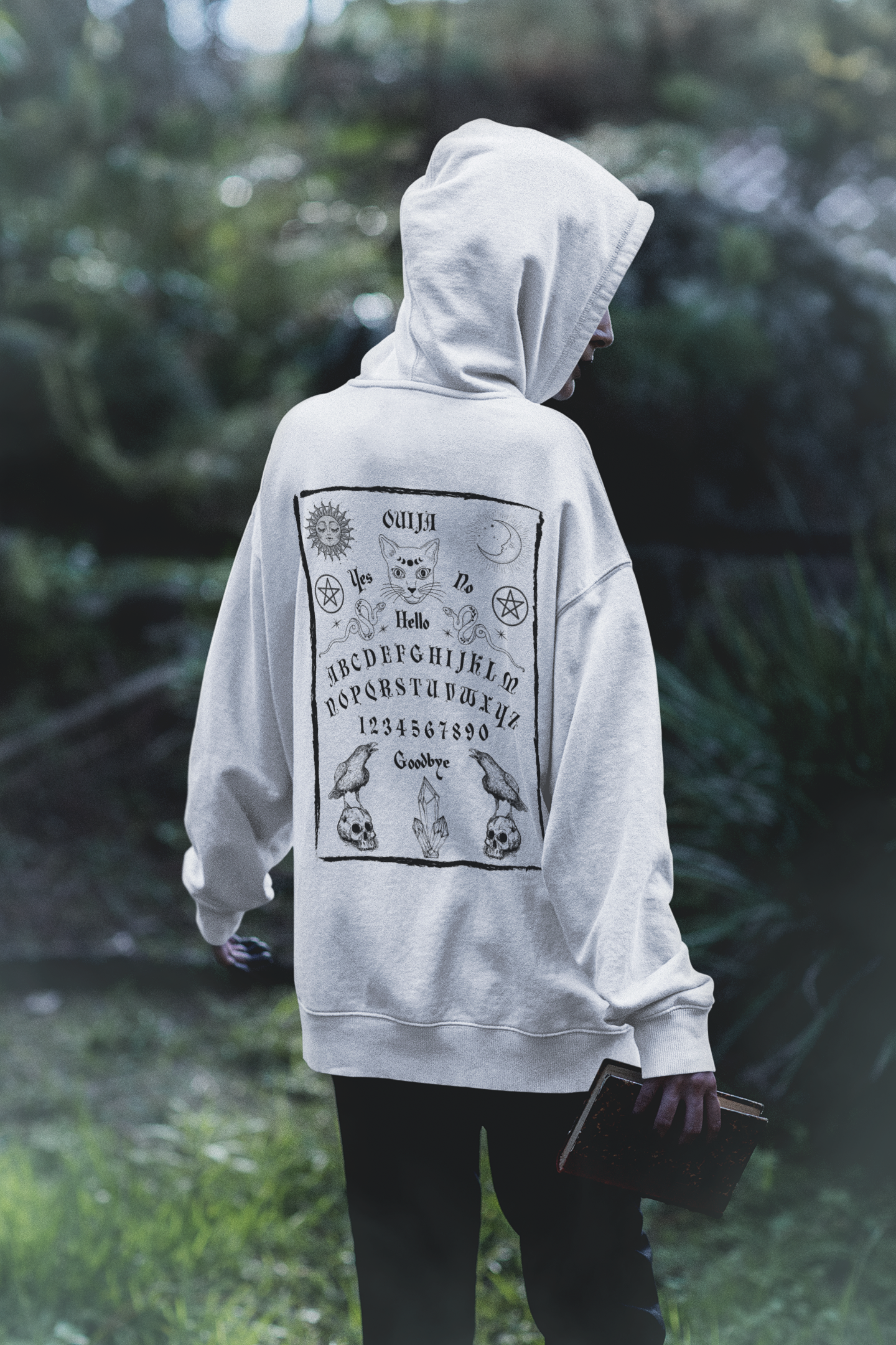 Ouija Board Zipper Hoodie