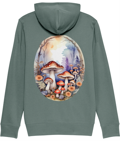 Magickal Mushrooms Zipper Hoodie