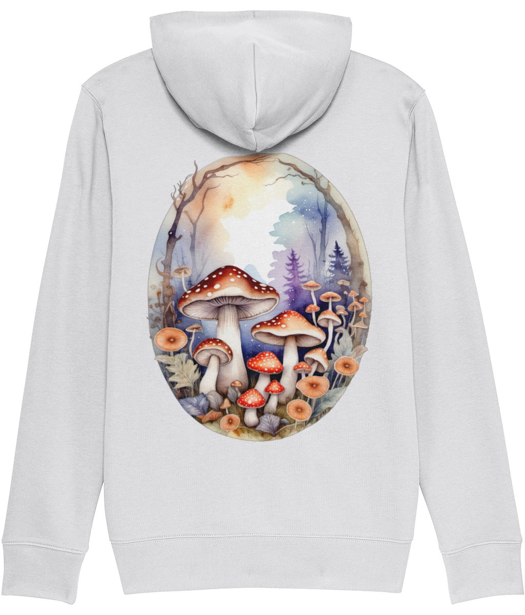 Magickal Mushrooms Zipper Hoodie