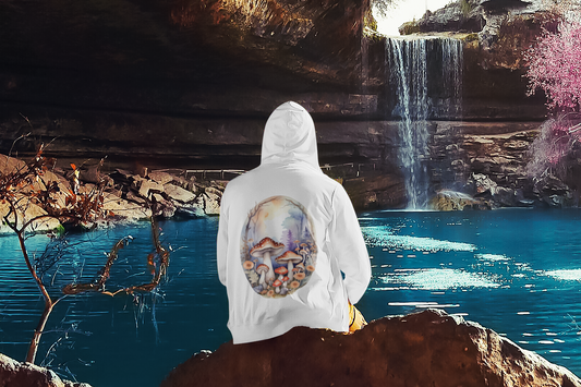 Magickal Mushrooms Zipper Hoodie
